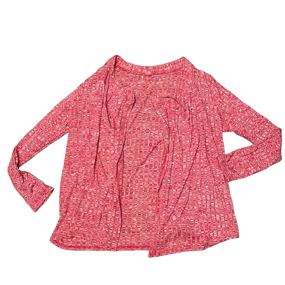 Women’s Red Heather Cardigan Size Large